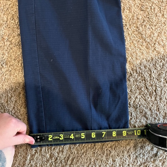 Carhartt Scrub Pants Men’s Small Navy Ripstop Cargo Boot Cut Utility - Picture 7 of 8